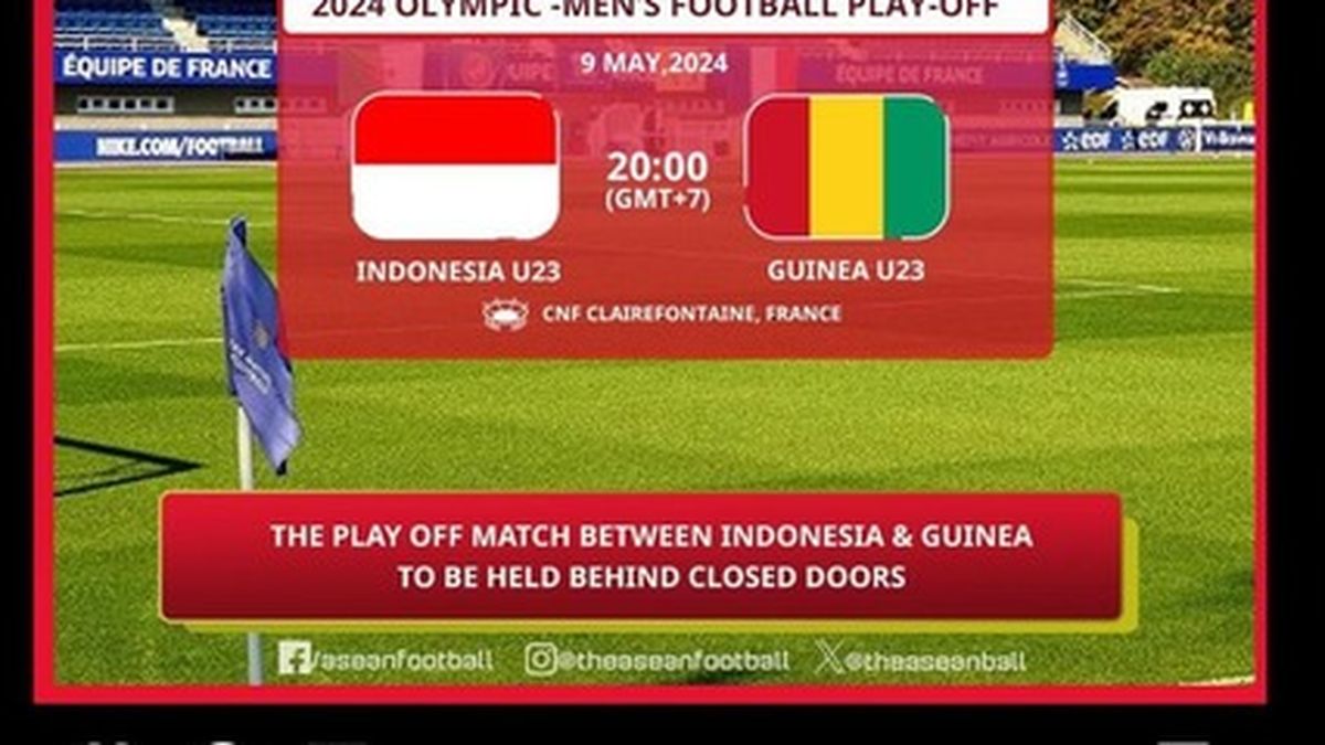 Laga Playoff Olimpiade Paris 2024 Antara Indonesa Vs Guinea Digelar ...