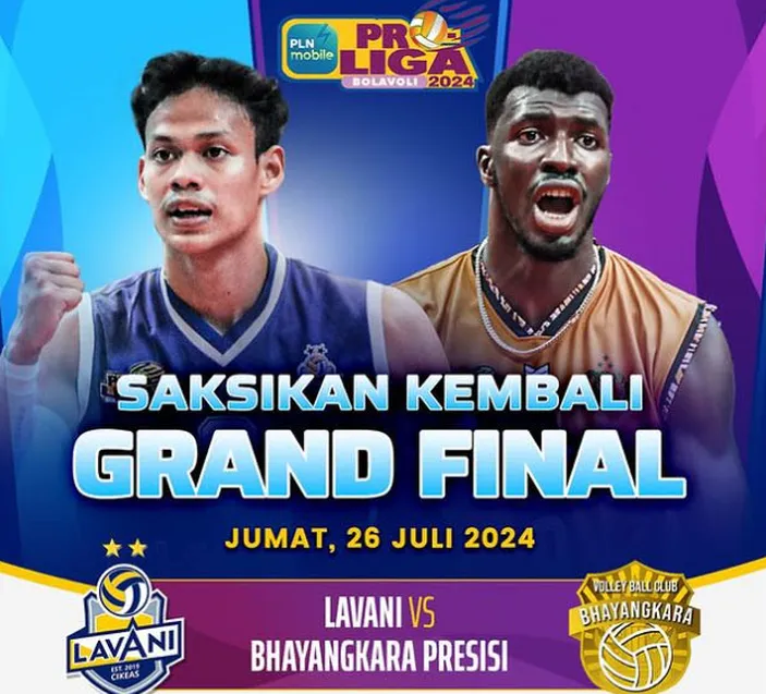 Jadwal MOJI TV Jumat, 26 Juli 2024 Ada Siaran Ulang Final Proliga 2024 ...