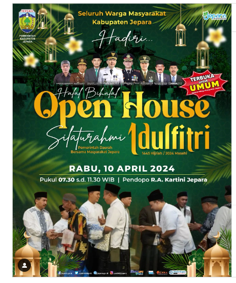 'Open House Idulfitri 1445 H', Masyarakat Jepara