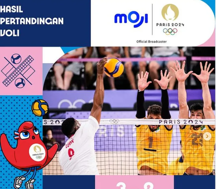 Jadwal Acara MOJI TV Sabtu 3 Agustus 2024 Proliga 2024 Putri, SEA V