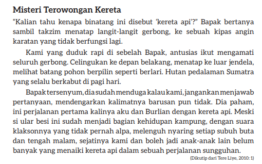 Kunci jawaban Bahasa Indonesia Kelas 7 Halaman 12