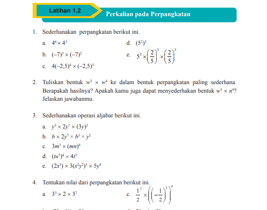 Pelajaran Matematika Kelas 3 Smp