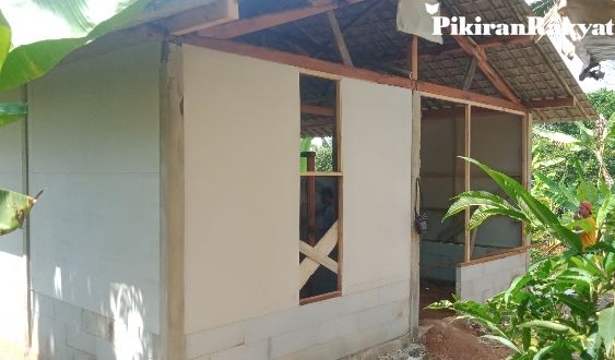 Lokasi Pembangunan Rumah Baru Milik Mbah Satini di RT 2 RW 2 Desa Pakikiran