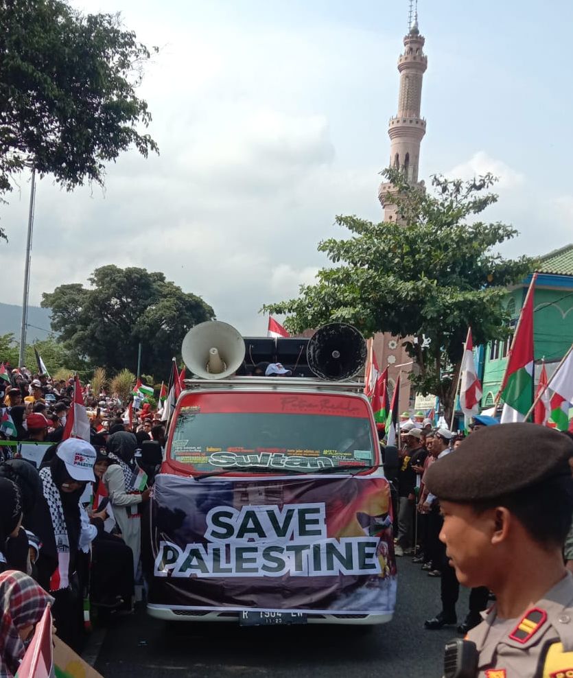 Aksi Peduli Palestina di Banjarnegara pada 5 November 2023/Hadirin