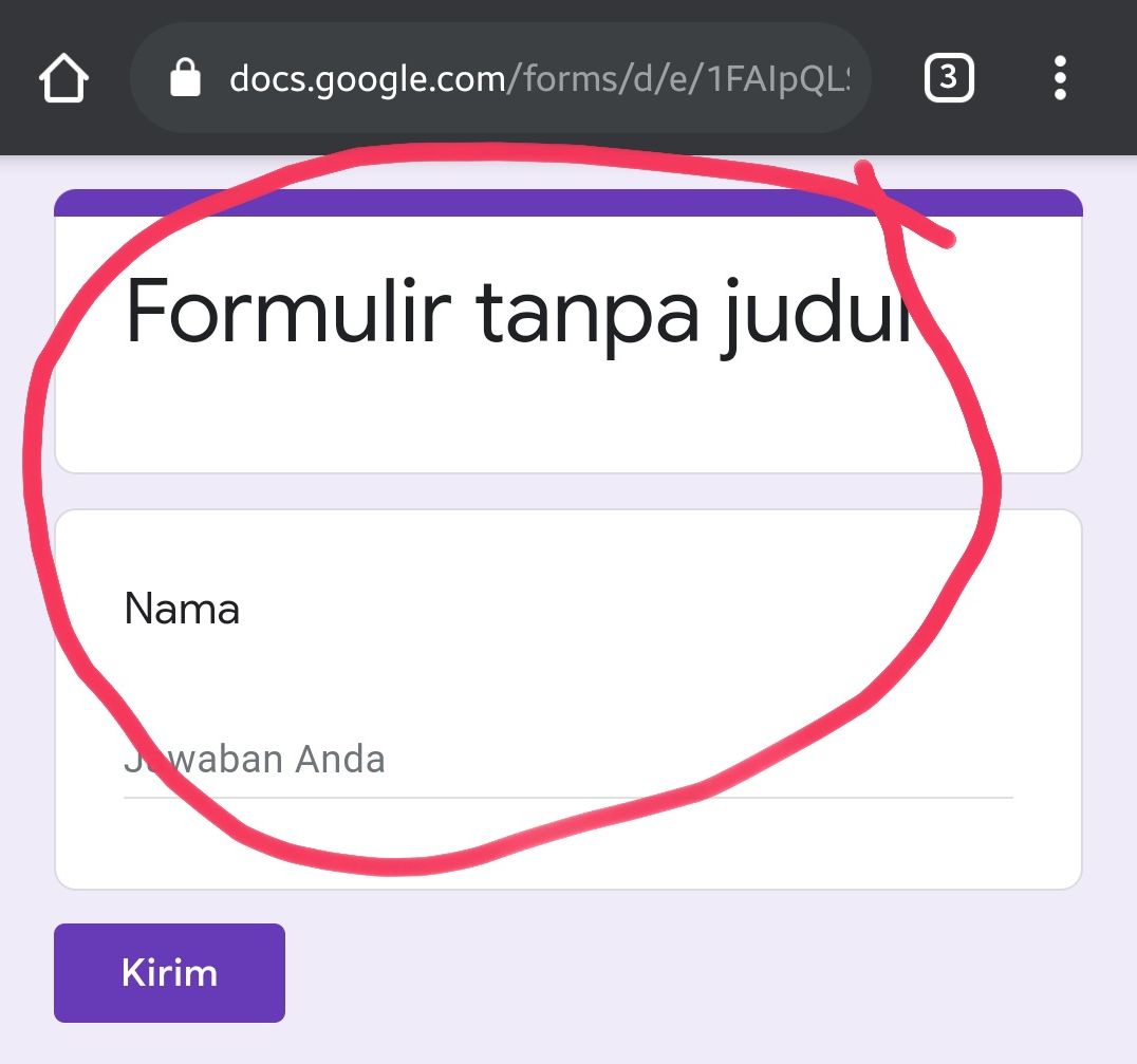 Cara buat google form