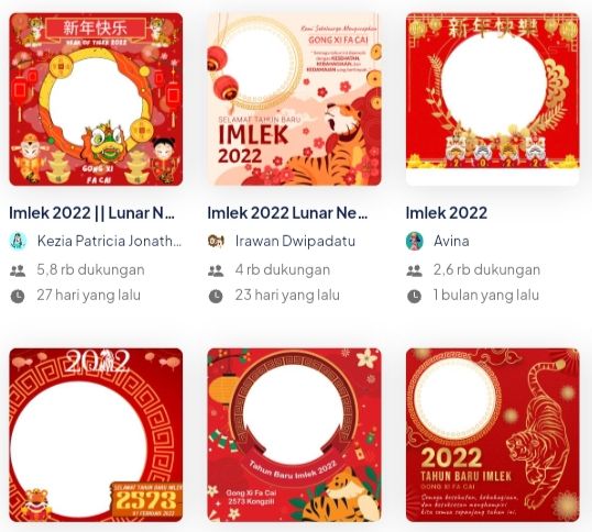 Link Twibbon Hari Raya Imlek 2022 Desain Menarik, Bisa Dibagikan di Medsos dan Cara Pasangnya