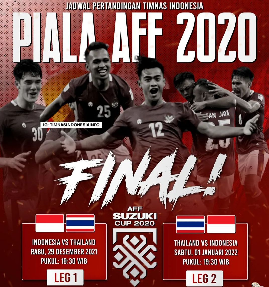 Jadwal Piala AFF 2020 Dan Link Live Streaming Final Leg Pertama ...