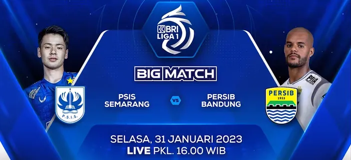 Link Live Streaming Indosiar Psis Vs Persib Bandung Di Bri Liga Tv