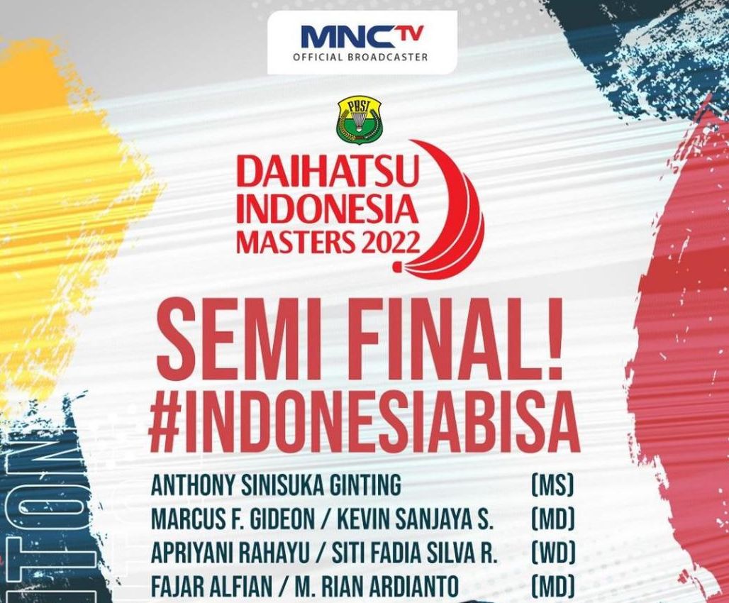 Jadwal Acara MNCTV Hari Ini, 11 Juni 2022: Ada 4 Wakil Indonesia ...