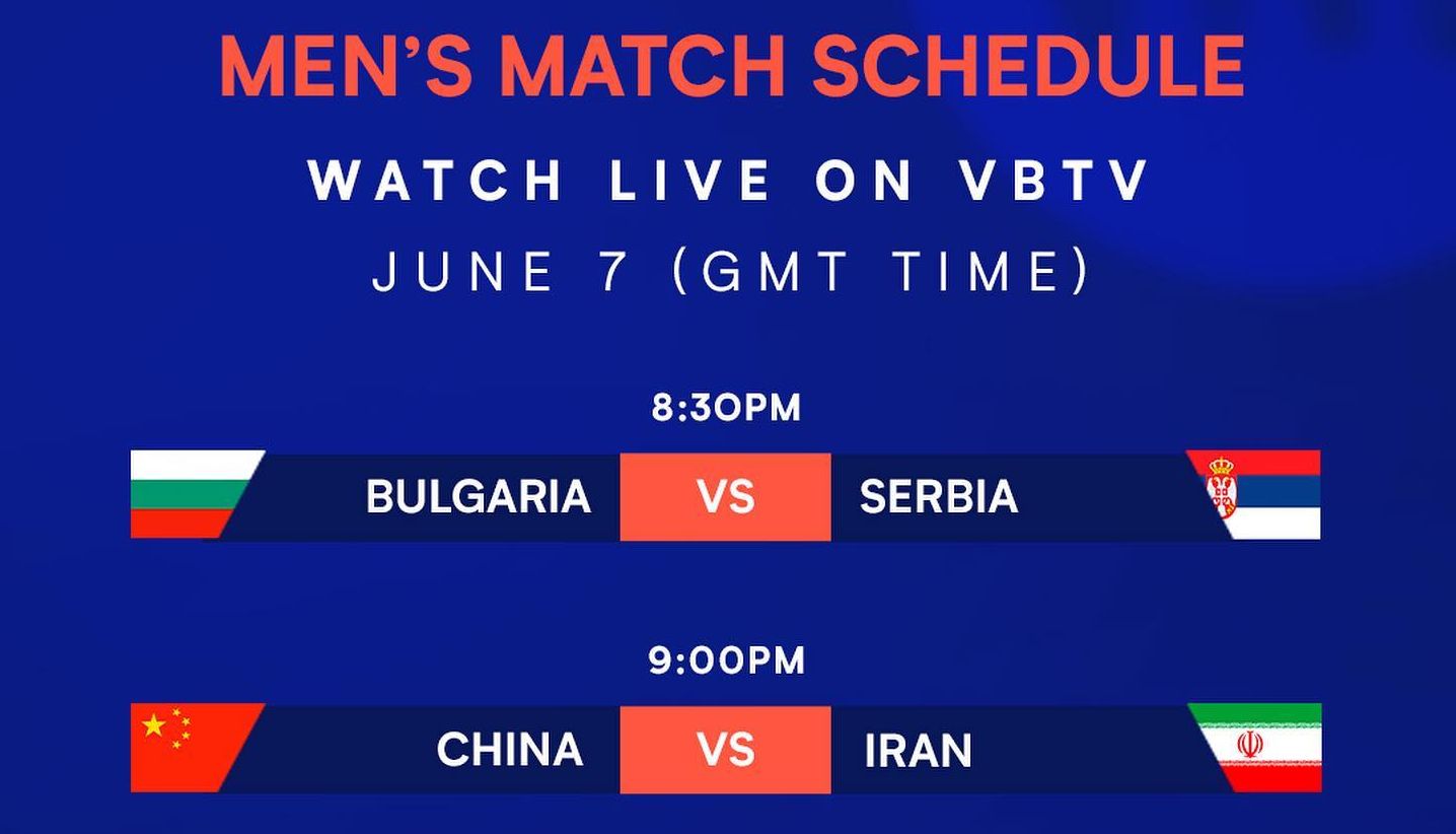 Jadwal Volleyball Nations League Putra, 8 Juni 2022 Duel All Asia China vs Iran, Berikut Link Live Streaming