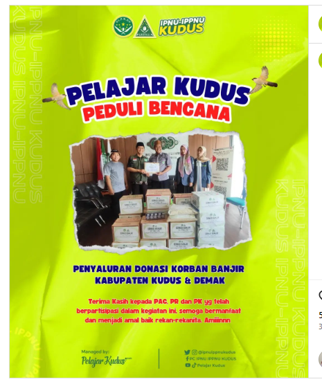 Kader PC IPNU-IPPNU Kabupaten Kudus.