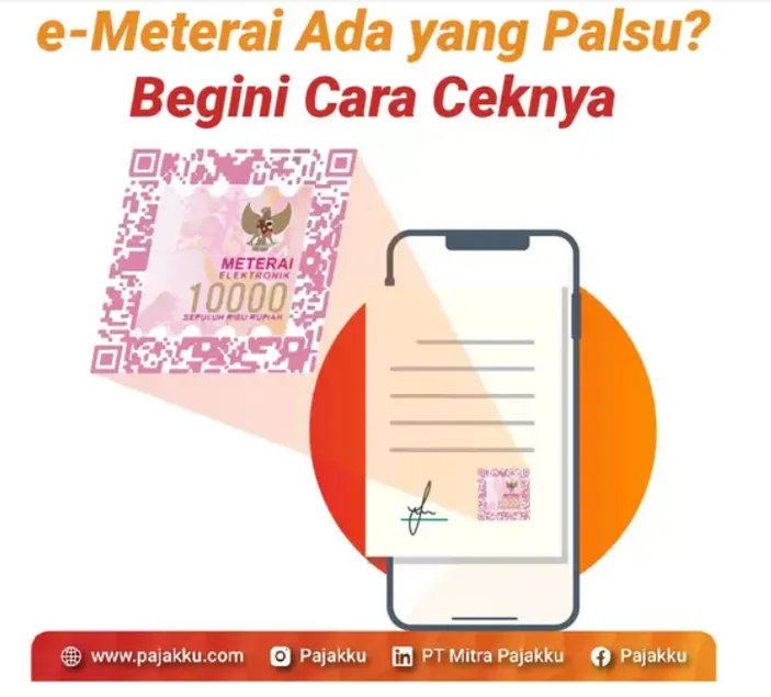 Cara Mengecek Dan Membedakan E Meterai Asli Dan Palsu Untuk Keperluan ...