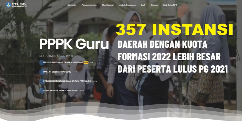 Daftar daerah aman untuk formasi seleksi PPPK 2022.