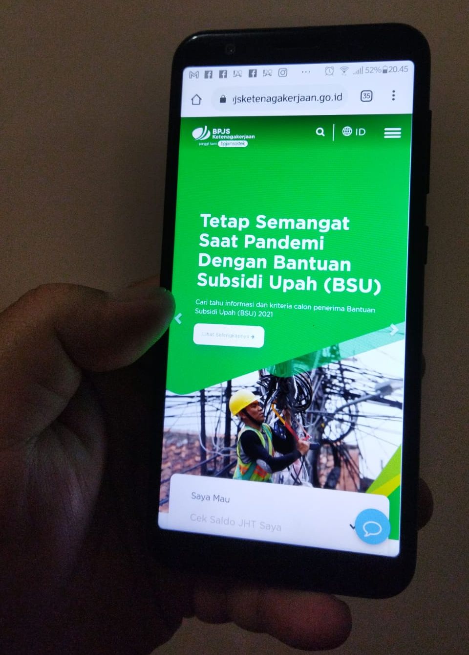 Login Bsu Bpjsketenagakerjaan Go Id Cek Laman Blt Kemnaker Untuk Dapat