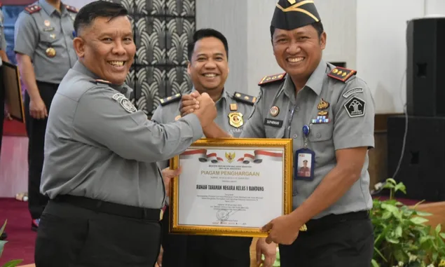 Rutan Kelas I Bandung Raih Penghargaan P2HAM, Berturut-turut Sejak Tahun 2019