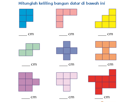 Kunci Jawaban Tema 7 Kelas 3 Halaman 167 Hitunglah Keliling Bangun Datar Di Bawah Ini 7361