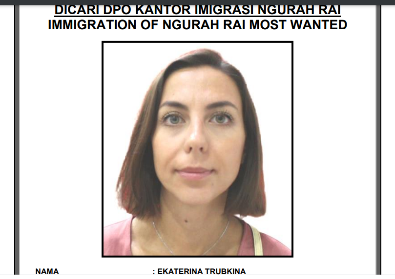 DPO asal Rusia Ekaterina Trubkina 