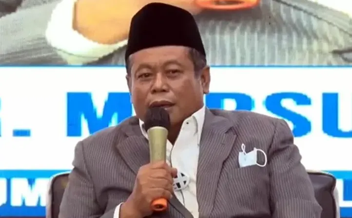Ketua Pengurus Besar Nahdlatul Ulama (PBNU), Marsudi Syuhud, dalam sebuah kesempatan pada 2020.  Marsudi mengatakan, PBNU sepakat dengan pelarangan FPI dan itu tak berarti anti-Islam.
