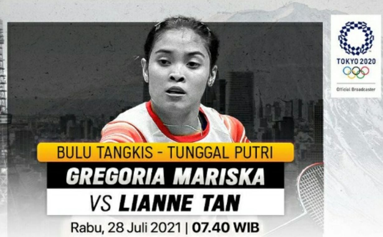 Sedang Berlangsung Bulutangkis Tunggal Putri Indonesia Olimpiade Tokyo