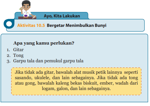 Kunci Jawaban IPA Kelas 8 Halaman 127 128, Aktivitas 10.5 Bergetar ...