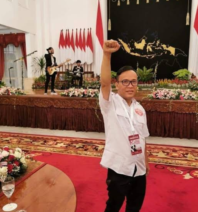 Immanuel Ebenezer, Ketua umum Jokowi Mania (Joman)