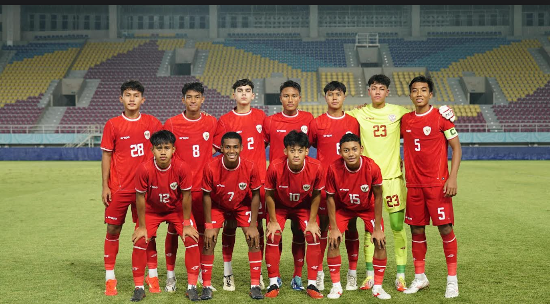 Seluruh pemain inti Timnas Indonesia U-16 yang akan berlaga di ajang AFF U-16 2024.