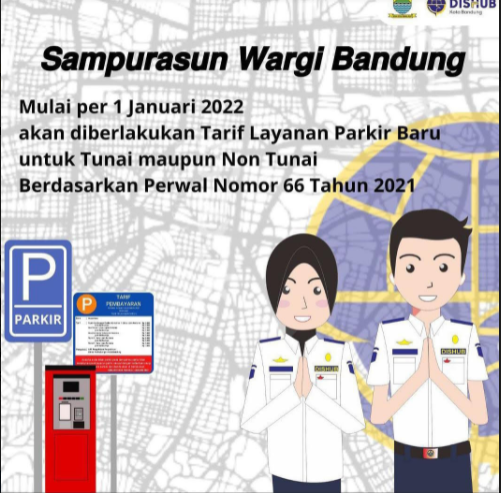 Tarif Parkir Kota Bandung Alami Kenaikan Per 1 Januari 2022 Harga Dibagi Dalam Tiga Zona Ketahui 8792