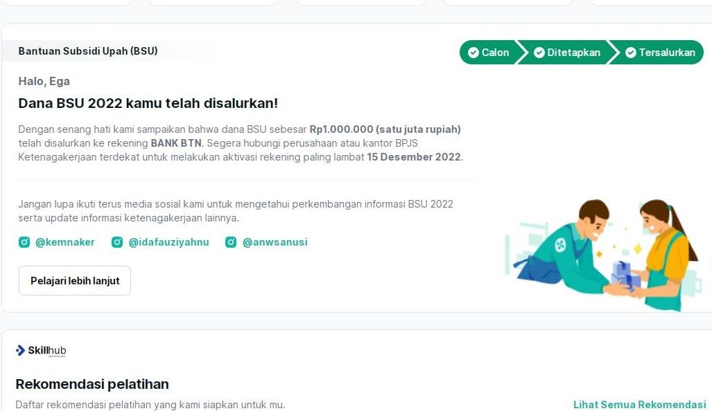 Tanda BSU Subsidi Upah 2022 ke Pekerja Bocor, Kemnaker Buka Suara! Cek ... - 836863477