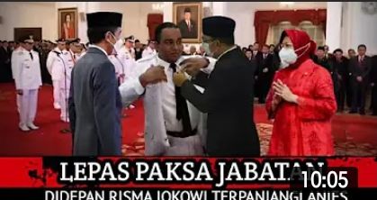 Thumbnail Video yang Mengatakan Bahwa Jokowi Tunjuk Mensos Risma Gantikan Anies Baswedan sebagai Gubernur DKI Jakarta