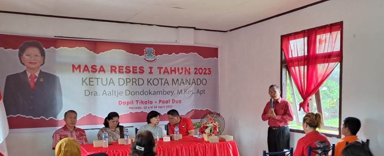 Ketua DPRD Manado Altje Dondokambey Serap Aspirasi Masyarakat di Kelurahan Paal IV