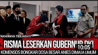 Video yang Mengatakan Bahwa Mensos Risma Dapat Izin PDIP untuk Gantikan Anies Baswedan sebagai Gubernur DKI Jakarta