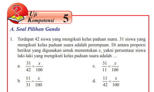 Kunci Jawaban Matematika Kelas 7 Halaman 53 54 55 Semester 2 Uji Kompetensi 5 Pilihan Ganda 1 10 Ringtimes Bali
