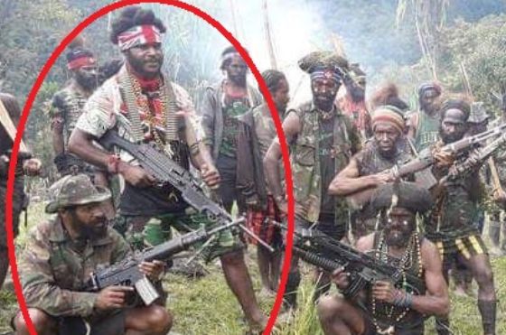 Egianus Kogoya pemimpin KKB Papua