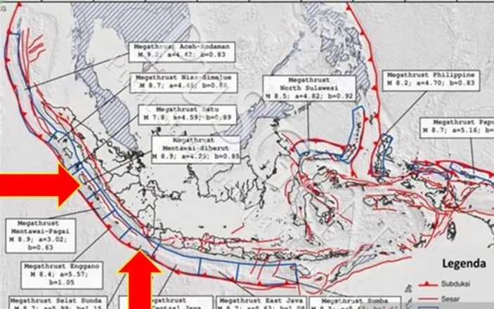 Megathrust Selat Sunda: Ancaman seismik yang mengintai bisa picu ...