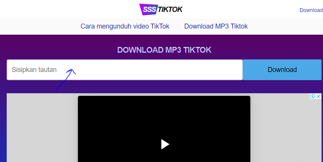 TikTok sss MP3 download lagu sound audio dan video downloader MP4 no watermark tanpa aplikasi online