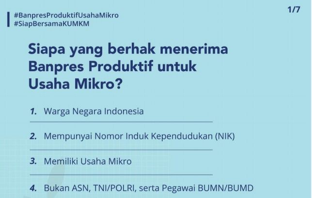 Bantuan Pelaku Umkm 2021 Tahap 3 Ini Info Jadwal Cara Daftar Dan Cek Penerima Bpum Media Magelang