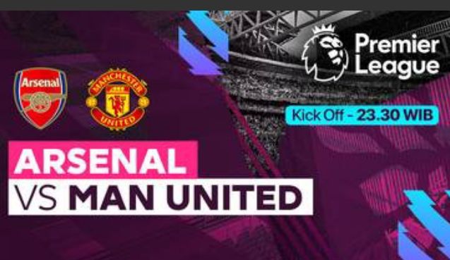 Berikut link live streaming pertandingan Arsenal melawan Manchester United (MU) dalam siaran langsung lanjutan Liga Inggris hari ini. 