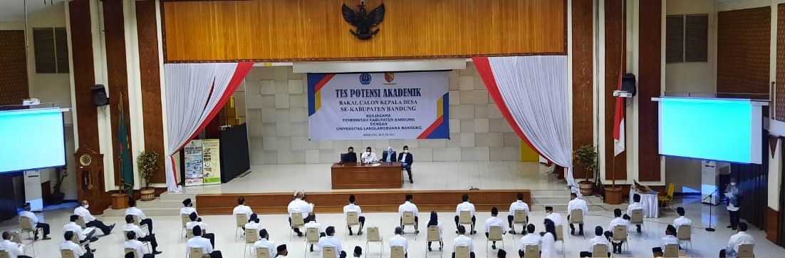 Ilustrasi pelaksanaan tes potensi akademis bagi balon kades di Kabupaten Bandung yang digelar Universitas lalang buana (Unla) Bandung, Senin 21 Juni 2021.