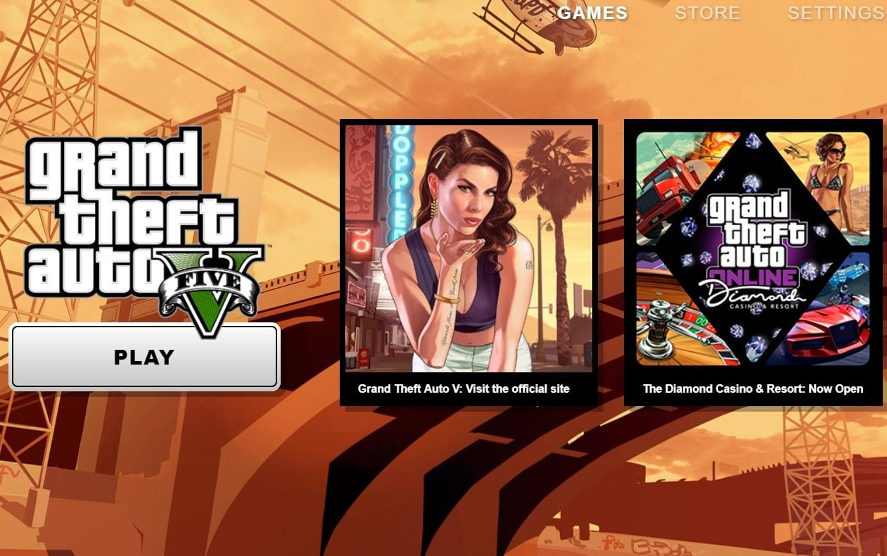 Ilustrasi main Grand Theft Auto V pakai Steam Link Apk resmi
