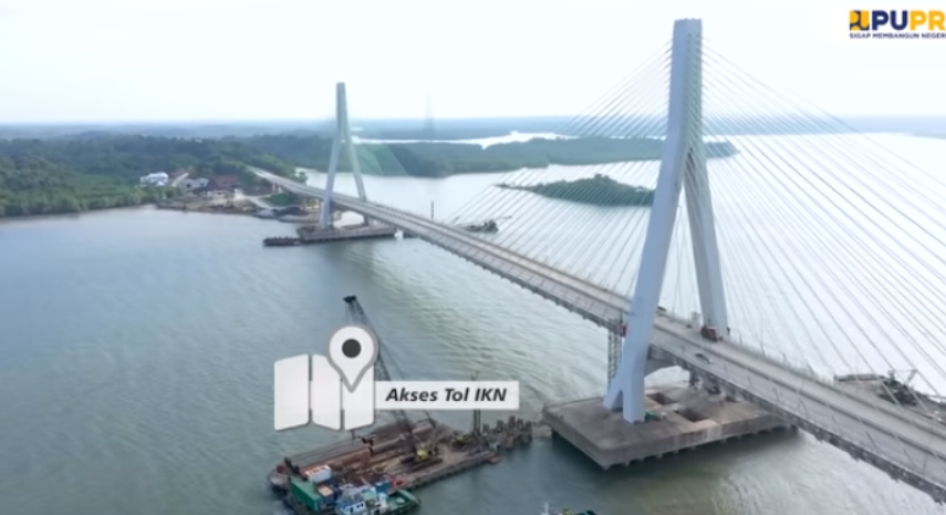 CANTIK duplikasi jembatan Pulau Balang bentang pendek dibangun Januari 2024