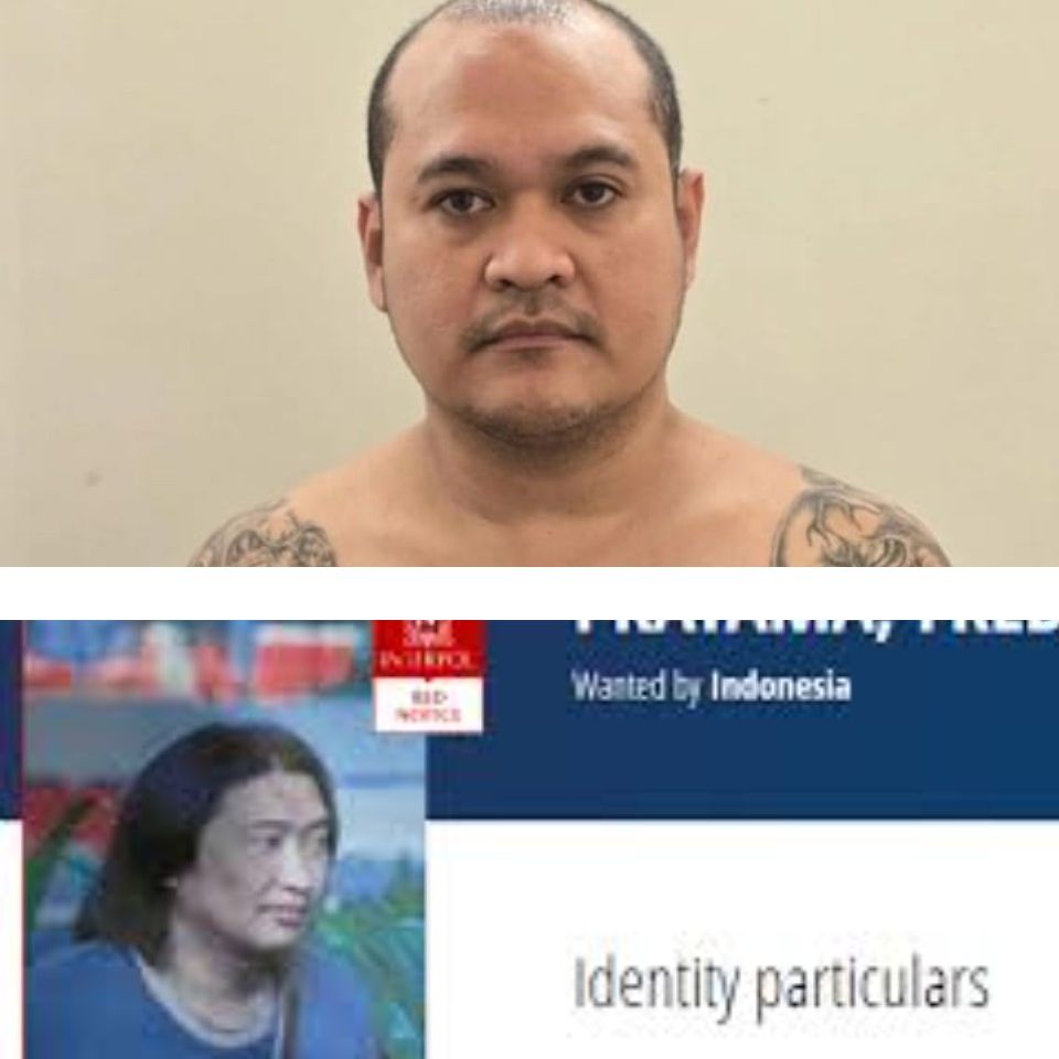 Foto dua buronan yang paling dicari di negaranya, Chaowalit Thongduang asal Thailand dan Freddy Pratama buronan kasus narkoba asal Indonesia paling dicari