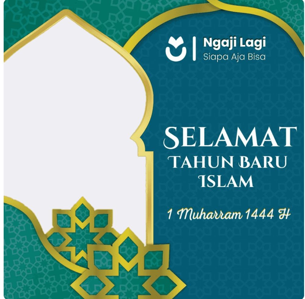 TERBARU! Twibbon Peringatan Tahun Baru Islam 2022 1 Muharram 1444 H