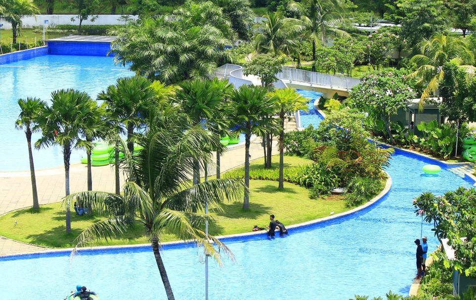 Salah satu tempat wisata di Bekasi untuk anak, di Go! Wet Waterpark Grand Wisata Bekasi.