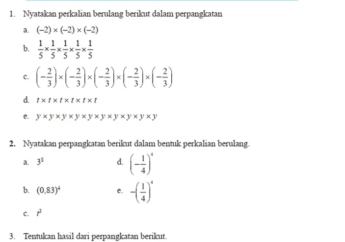 Kunci Jawaban Matematika Kelas 9 Halaman 10 Dan 11 Latihan 1.1 Soal ...