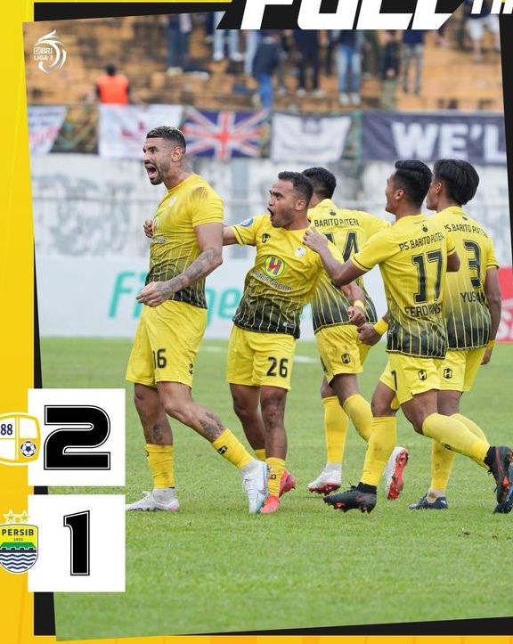 Hasil Akhir Barito Putera vs Persib Bandung di BRI Liga 1 Hari ini, Skor Akhir 2-1