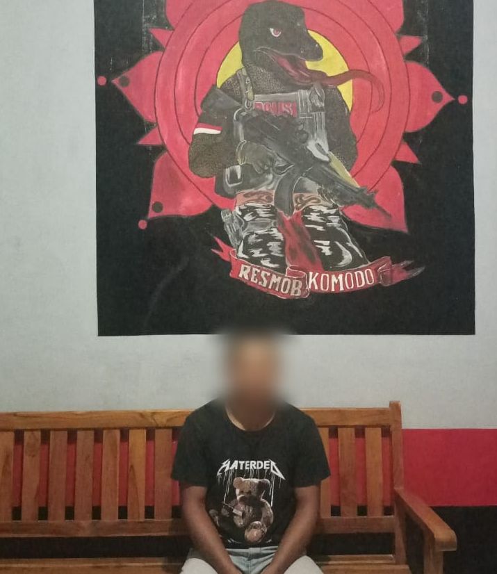Buser Gadungan Aniaya Pemotor Berhasil Diamankan Polisi di Labuan Bajo