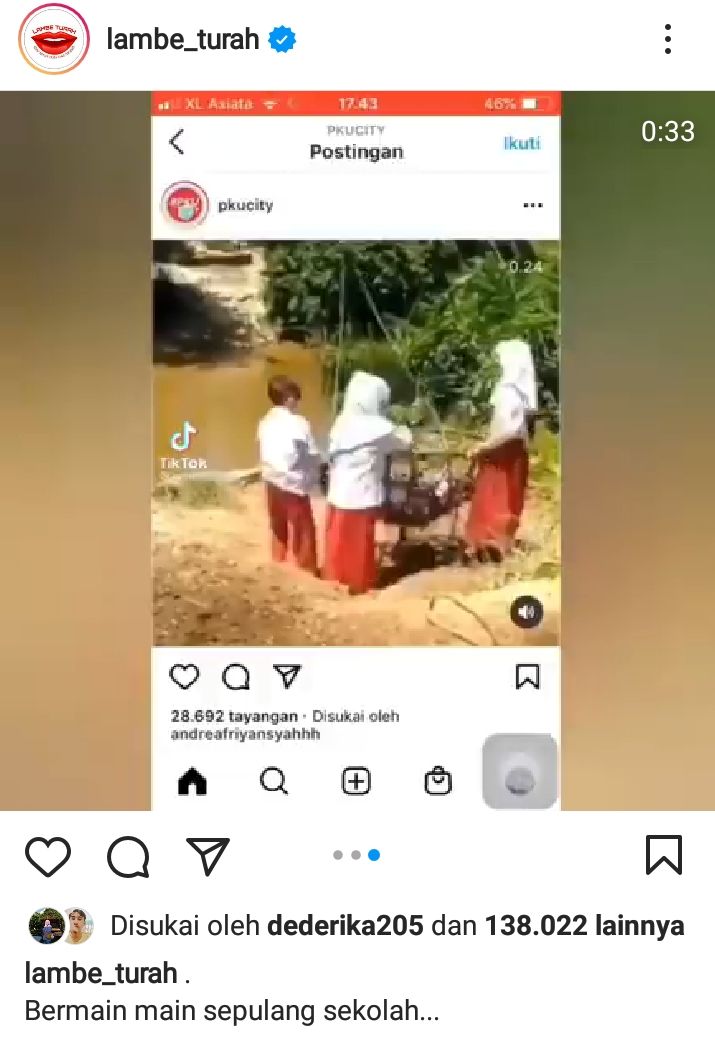 Sebut Indonesia Kena Prank Ulah Video Viral 3 Anak SD Sebrangi Sungai, Netizen: Gue Udah Sedih Banget Lihatnya