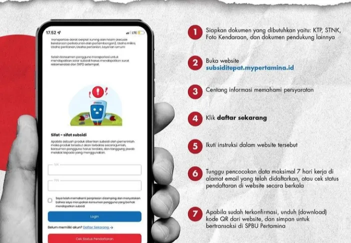 Segera Klik Subsiditepat.mypertamina.id Untuk Daftar Dapat BBM Subsidi ...