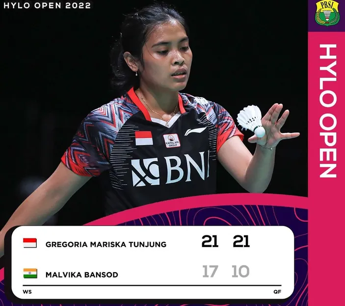 Semifinal Hylo Open 2022, Gregoria Mariska Tunjung Vs Han Yue, Cek Jam ...