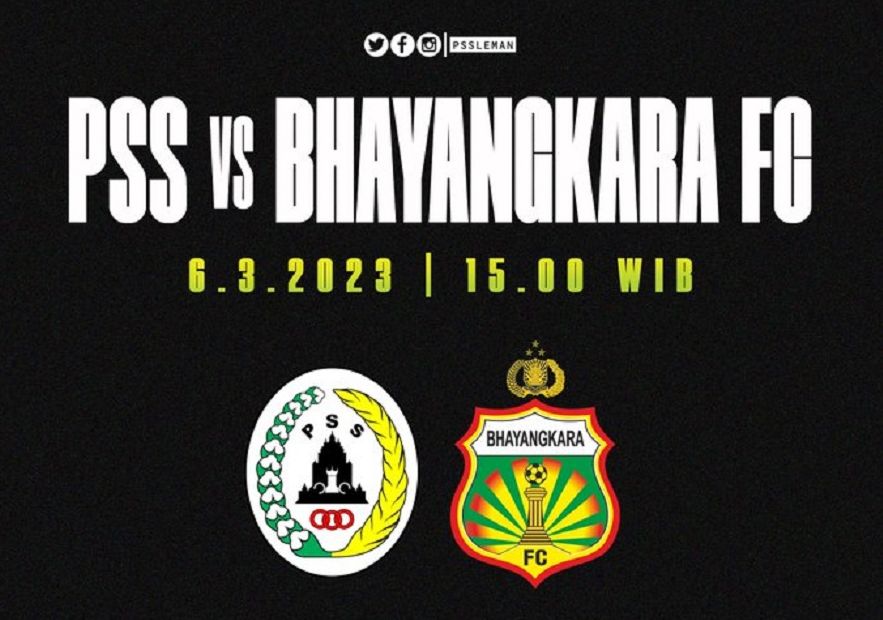Jam tayang PSS Sleman vs Bhayangkara FC di jadwal Liga 1 hari ini siaran live TV Indosiar dan link live streaming Vidio.